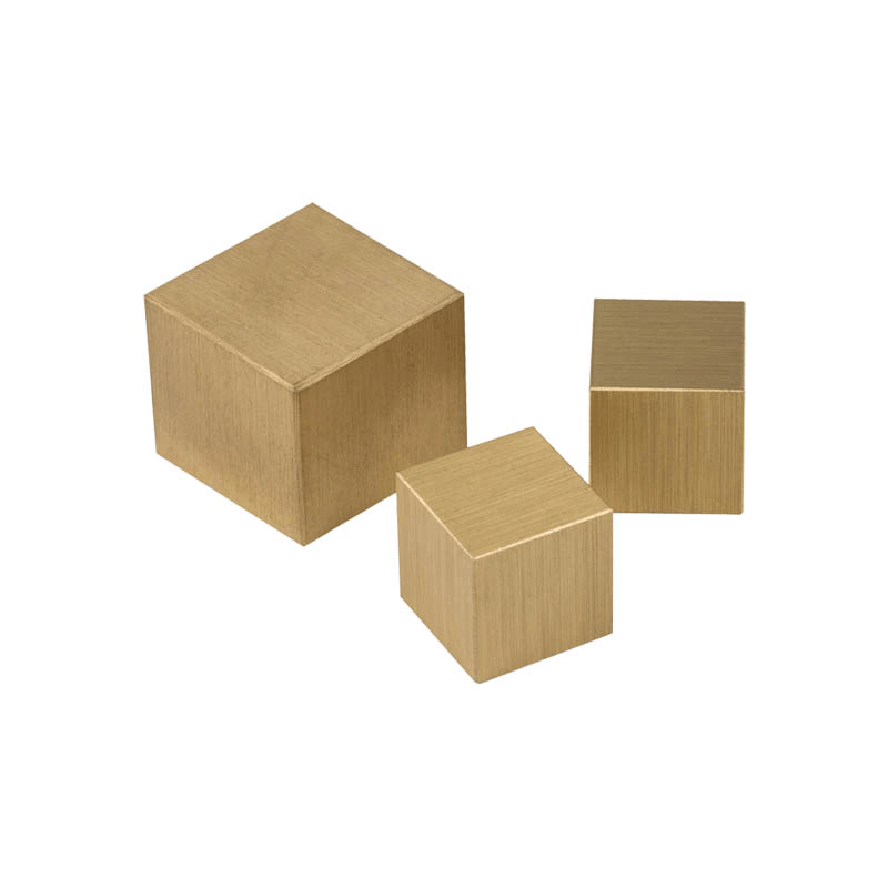 Artystyczna Mosiężna Gałka Meblowa Geometric M - Do Salonu - PAP DECO