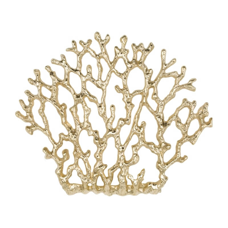 Mosiężny Uchwyt Meblowy Coral XL - Motyw Boho - PAP DECO