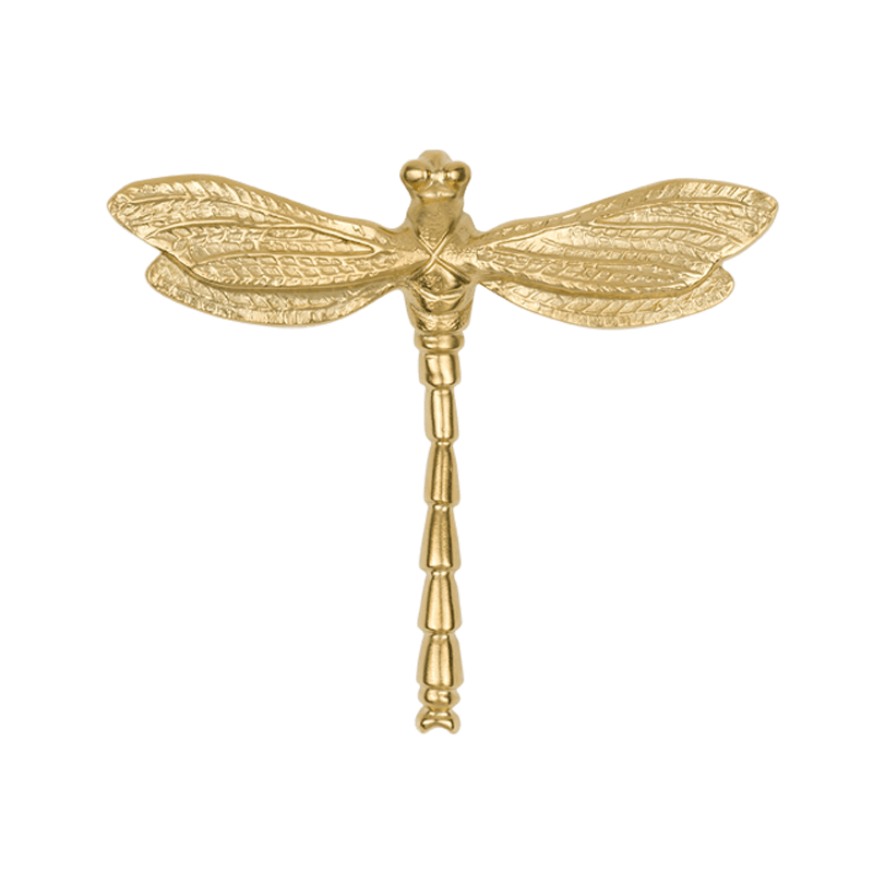 Mosiężna Gałka Meblowa Dragonfly M - Motyw Boho - Do Pokoju Dziecięcego - PAP DECO