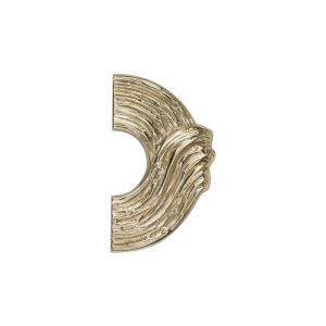 Mosiężny Uchwyt Meblowy Rondo Art 0,5 S - Motyw Art Deco - Do Salonu - PAP DECO