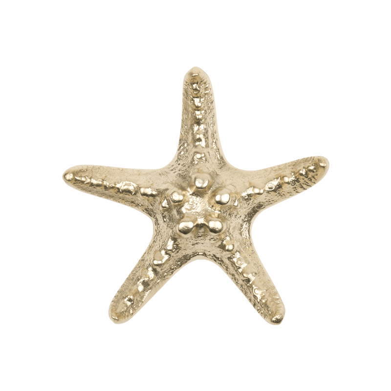 Mosiężna Gałka Meblowa Seastar M Limited Edition - Motyw Boho - Do Salonu - PAP DECO