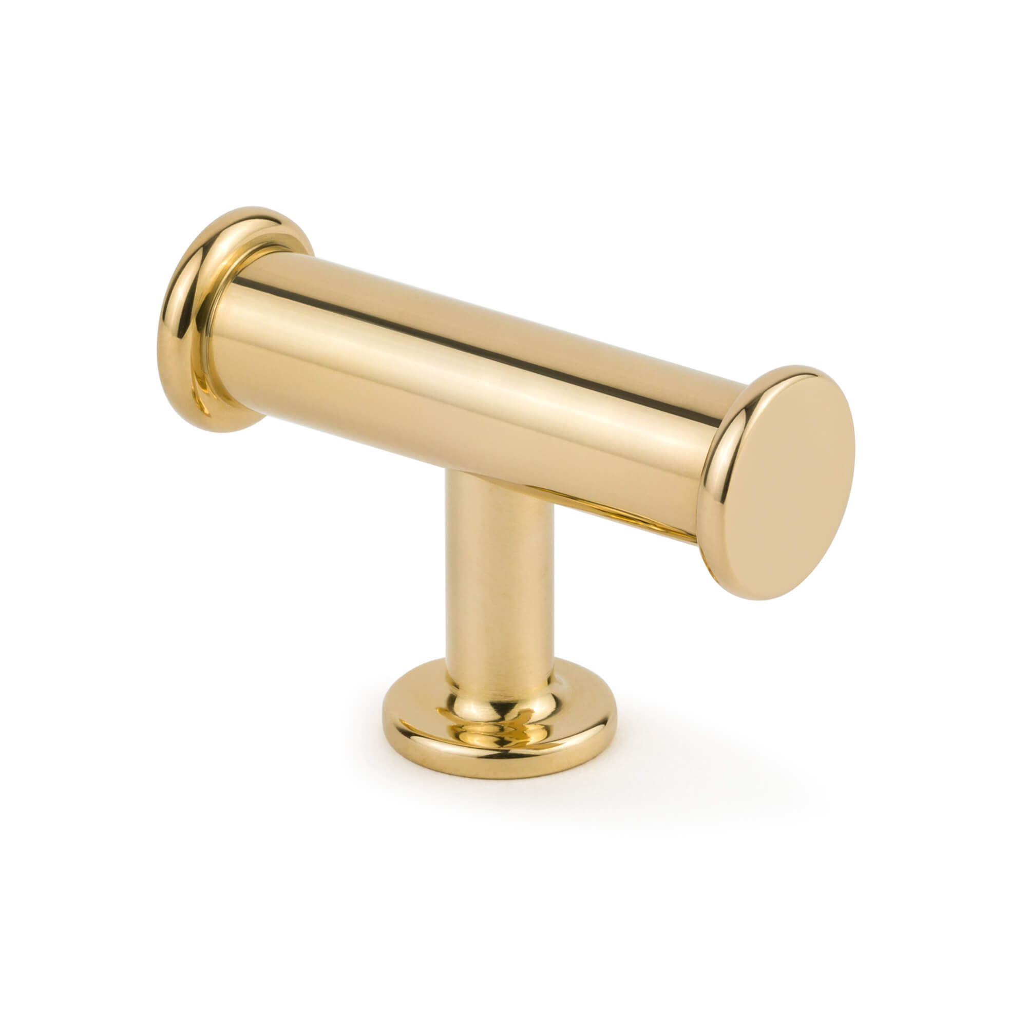 Nowoczesny Mosiężny Uchwyt Meblowy Dame t-bar - PAP DECO