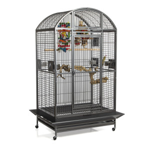 Klatka dla papug Montana Castell Dome ciemna