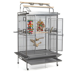 Klatka dla papug Montana Castell Nova Play ciemna