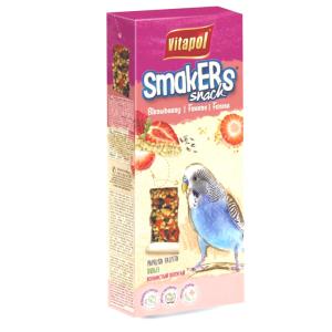 Vitapol - Smakers truskawkowy dla papużki falistej 2szt 90g