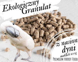 Premium Parrot Food - Granulat z Dyni - dla wszystkich papug 150g