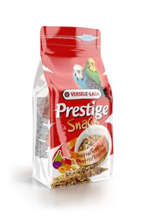 VERSELE LAGA Prestige Snack Budgies 125g - przysmak z biszkoptami i owocami dla papużek falistych