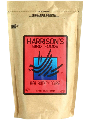 Harrison`s High Potency Coarse-Complete Organic Parrot Food - Granulat dla średnich i dużych papug 15% tłuszczu 450g