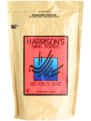 Harrison`s High Potency Coarse-Complete Organic Parrot Food - Granulat dla średnich i dużych papug 15% tłuszczu- 2,27kg