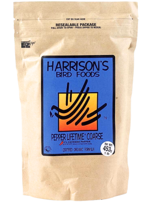 Harrison`s Pepper Lifetime Coarse - Granulat całoroczny dla średnich i dużych ptaków z pieprzem 450g