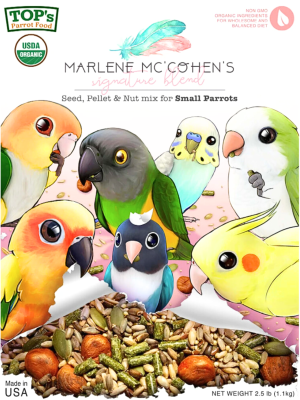 Top's by Marlene Mc`Cohens - Organiczny mix ziarna z granulatem dla małych Papug 1,13kg