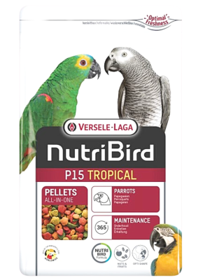Versele Laga NutriBird P15 Tropical-maintenance 1kg - granulat dla dużych papug