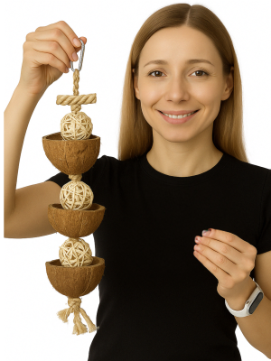 Coco Tower - zabawka dla wszystkich papug