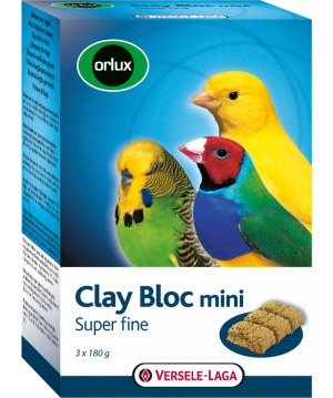 Versele Laga Orlux Clay Bloc Mini 540g - kostka gliniana dla małych ptaków
