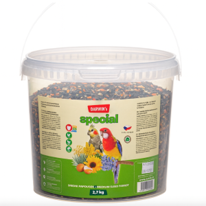 Nutrin Darwin's Special -pokarm dla średnich papug - nimfy, nierozłączki 2,7kg