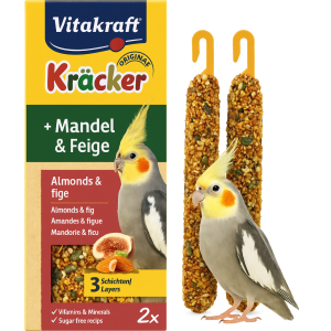 Vitakraft Kracker Premium – Figa i Migdały – wyjątkowe kolby dla Nimfy 2 szt