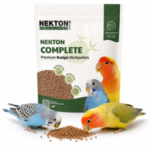 NEKTON Complete Budgie Multi-Pellets 1kg – Pełnowartościowy pokarm - granulat dla papużek falistych - 1kg