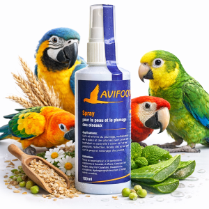 Avifood Shower 1000 ml - NATURALNY Preparat Myjący i Kondycjonujący Pióra dla wszystkich papug