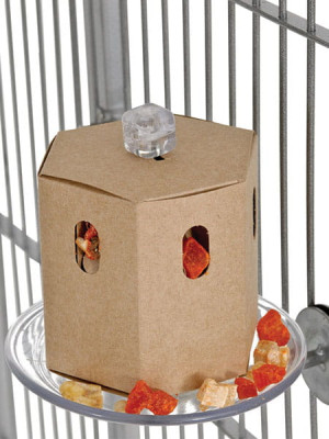 Bufet w pudełku - Zabawka dla Papug - Nauka żerowania