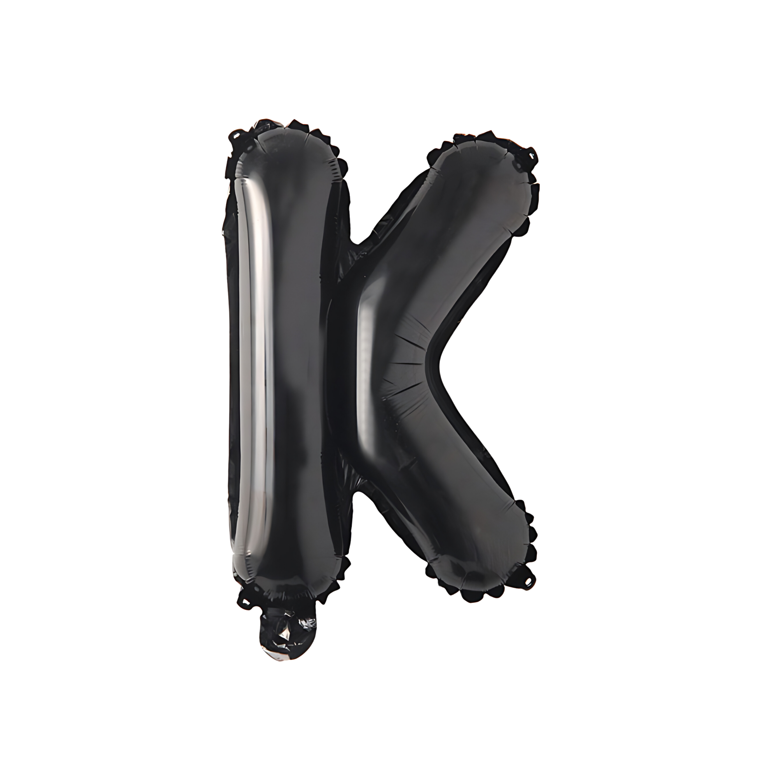 Balon Foliowy Czarny Litera K 40 cm urodziny