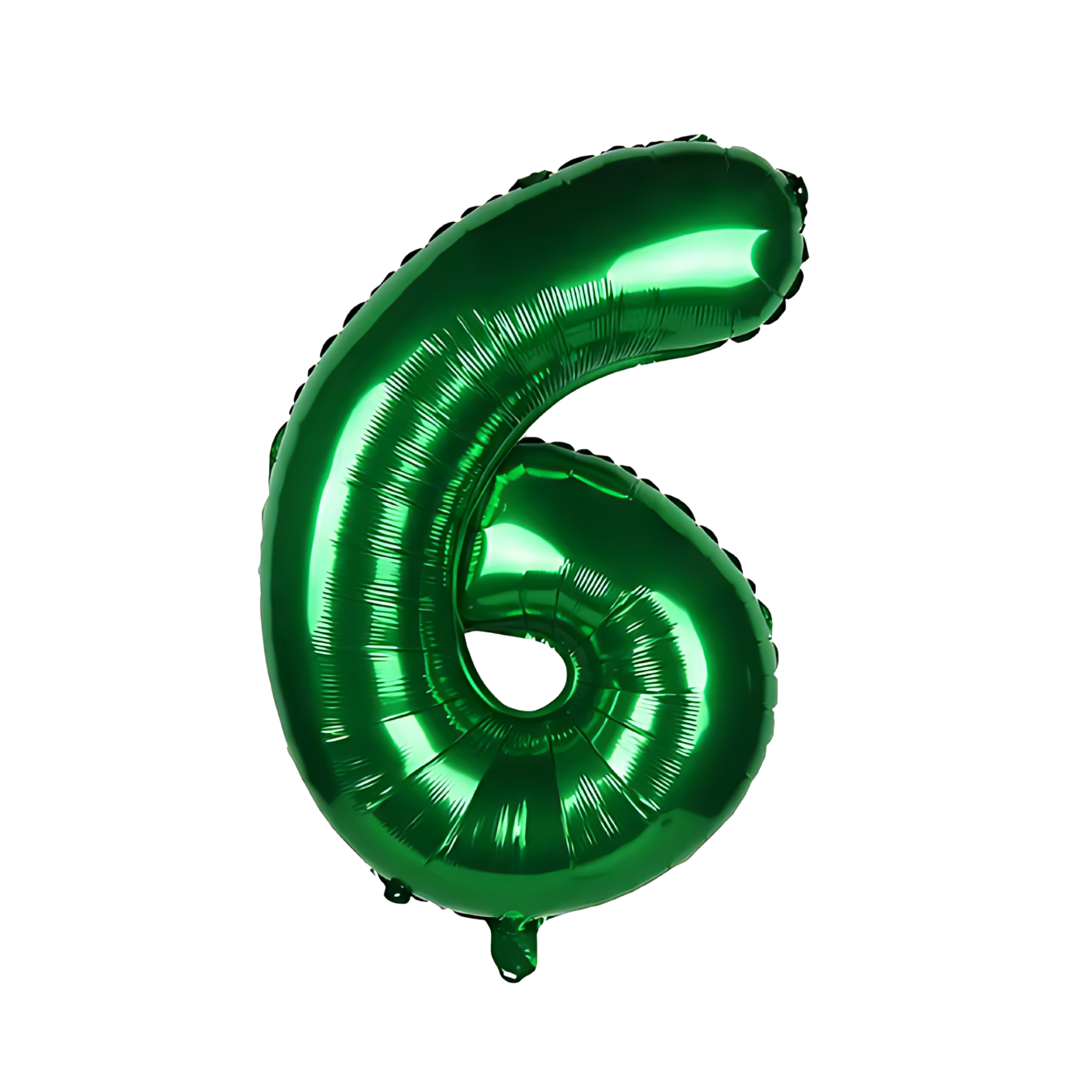 Duża CYFRA balon FOLIOWY 100 cm ZIELONA urodziny 6 URODZINY PARTY DEKORACJA