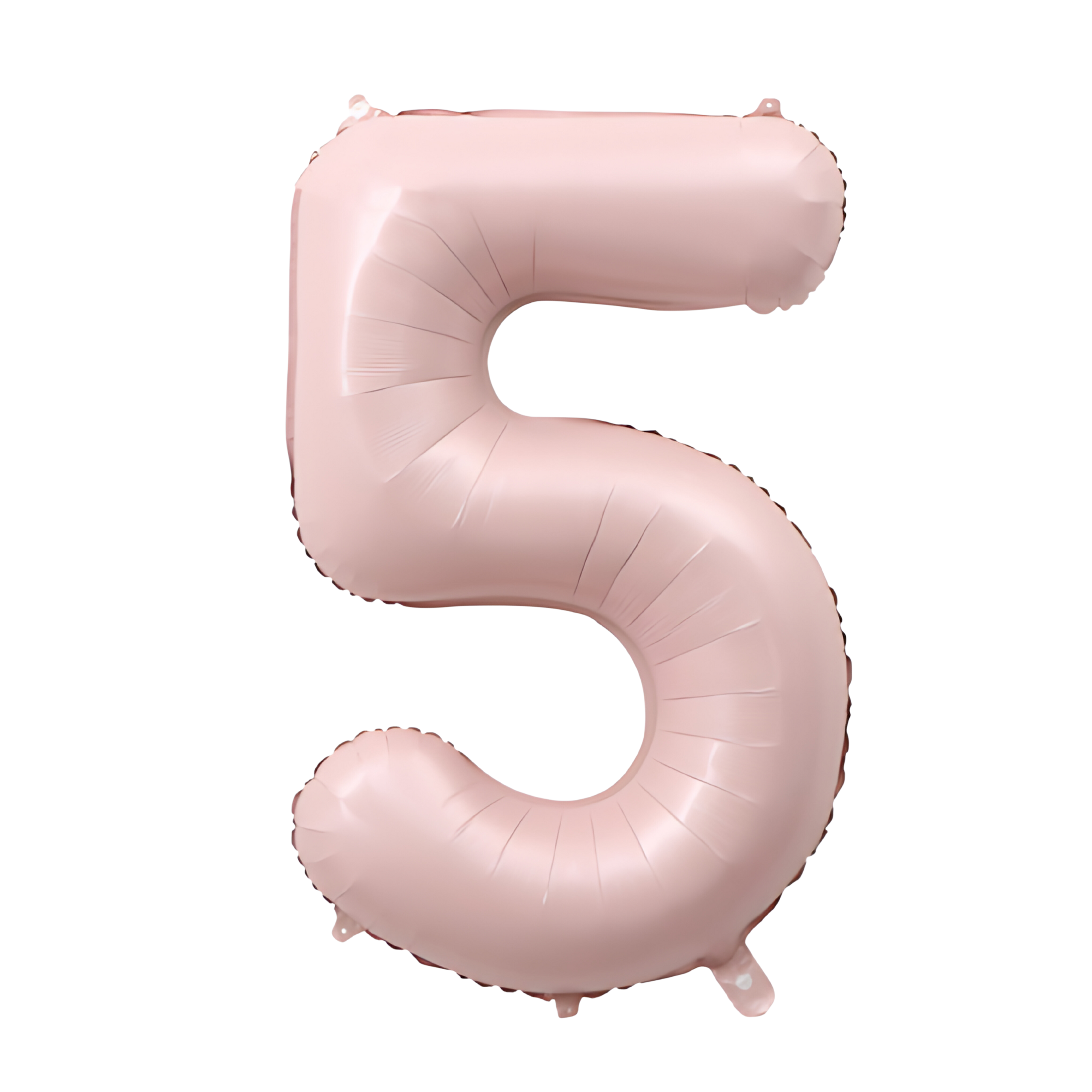 Duża CYFRA balon FOLIOWY 100 cm RÓŻOWA PASTELOWA 5 URODZINY PARTY DEKORACJA