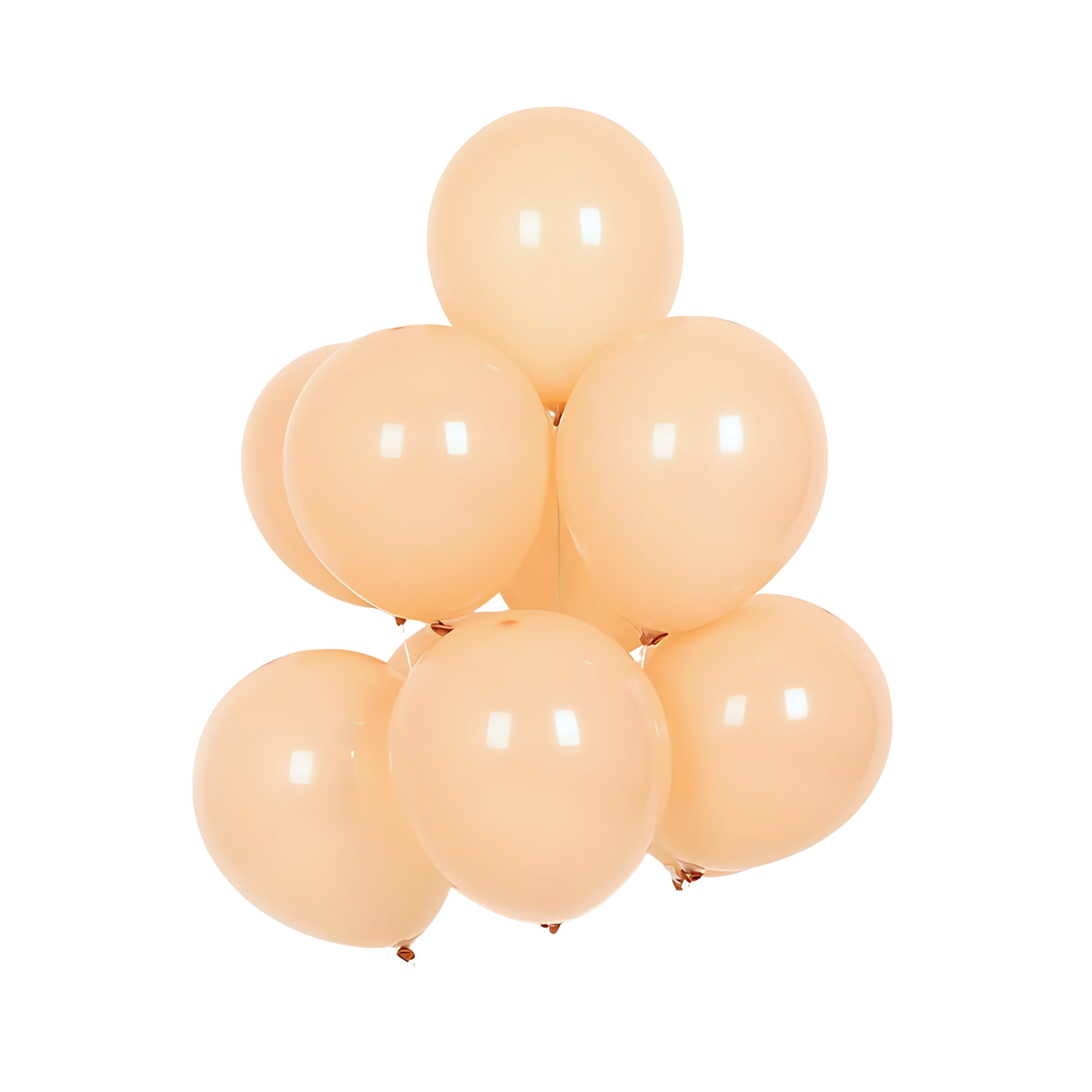Balony Lateksowe Cieliste Nude Beżowe Ecru 25 cm 10 cali 100 szt Urodziny