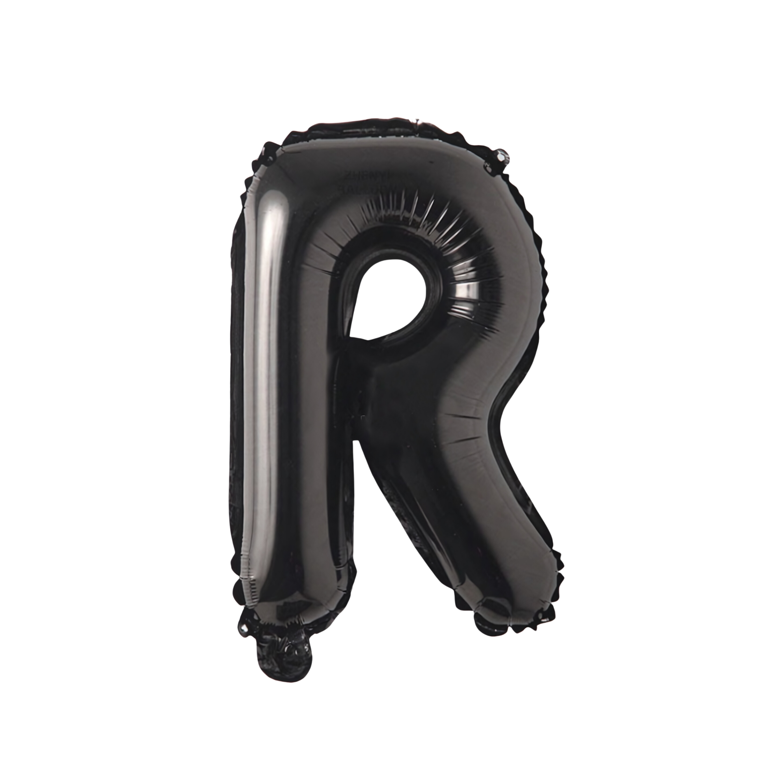 Balon Foliowy Czarny Litera R 40 cm urodziny