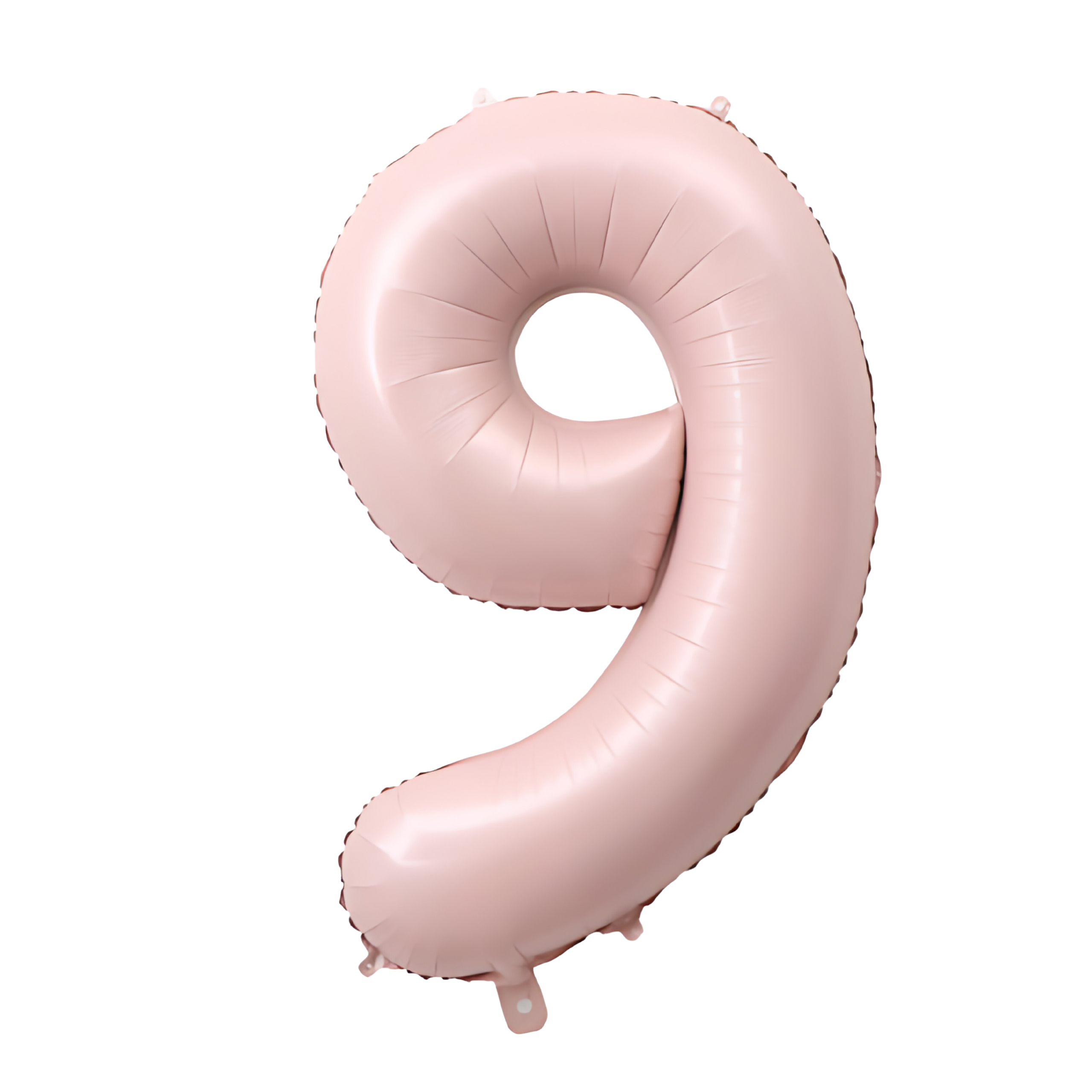 Duża CYFRA balon FOLIOWY 100 cm RÓŻOWA PASTELOWA 9 URODZINY PARTY DEKORACJA