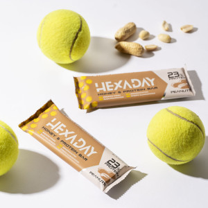Baton proteinowy arachid Hexaday 45g