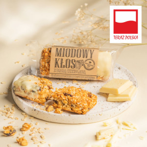 Miodowy kłos z białą czekoladą 80g