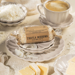 Baton trufla miodowa z kokosem 80g