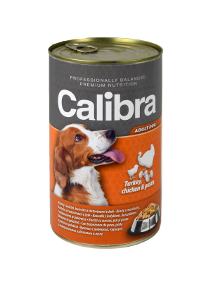 CALIBRA DOG ADULT TURKEY, CHICKEN & PASTA 1240 G 59682