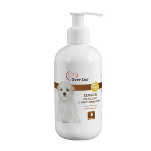 Szampon dla szczeniąt o sierści białej i jasnej 250ml over zoo