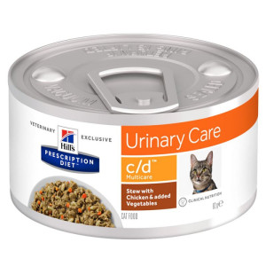 HILL'S PD FELINE C/D URINARY STRESS STEWS 82 G 603875