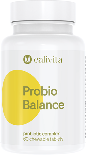 Synbiotyk (probiotyk + prebiotyk) do ssania - ProbioBalance Calivita