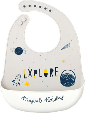 Śliniak silikonowy regulowany Explore