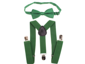 Zestaw muszka i szelki dziecięce - wzór 11