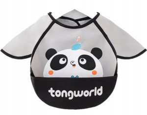 Śliniak dziecięcy do karmienia bez rękawów