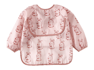 Fartuszek śliniak ochronny z kieszonką i rękawami do BLW