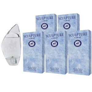 Nikos Sculpture Homme 5 x 100 ml Eau de Toilette EDT Herrenduft