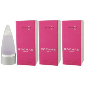 Rochas Man 3 x 100 ml Eau de Toilette EDT Herrenduft