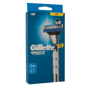 Gillette Mach3 Turbo Rasierer & Rasiergriff mit 1er Klinge