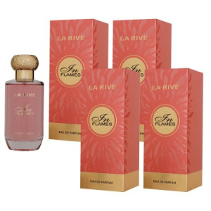 La Rive In Flames 4 x 90 ml Eau de Parfum EDP Damenparfum