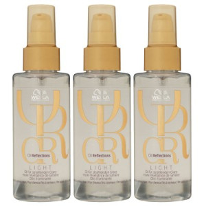 Wella Oil Reflections Light Oil 3 x 100 ml Haarpflegeöl