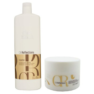 Wella Oil Reflections Shampoo 1000 ml & Maske 500 ml