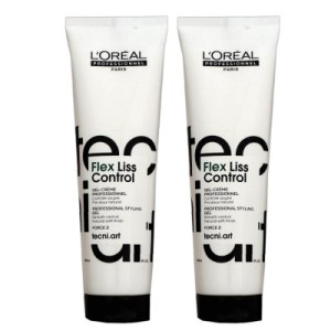 Loreal Tecni. ART Flex Liss Control 2 x 150 ml Styling Creme Gel
