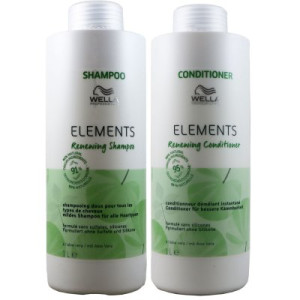 Wella Elements stärkendes Shampoo 1000 ml & Conditioner 1000 ml