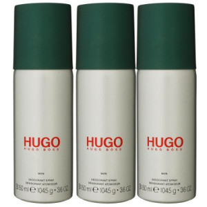 Hugo Boss Hugo 3 x 150 ml Deodorant Deospray Deodorant Spray Deo Spray