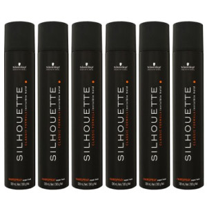 Schwarzkopf Silhouette Classic Formula 6 x 500 ml Haarspray starker Halt